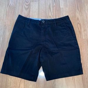 blue crown black shorts